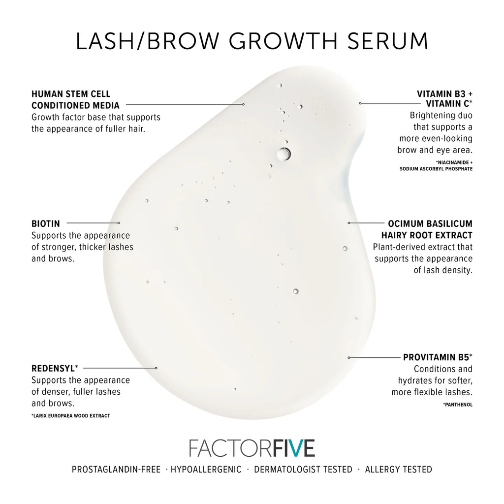 FactorFive Lash & Brow Growth serum